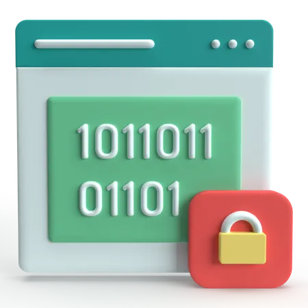 Encrypt  3D Icon