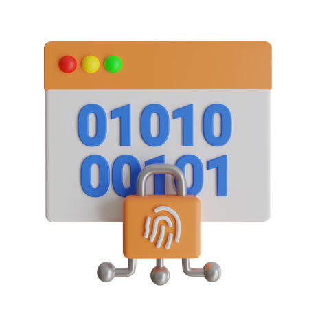Encrypted  3D Icon