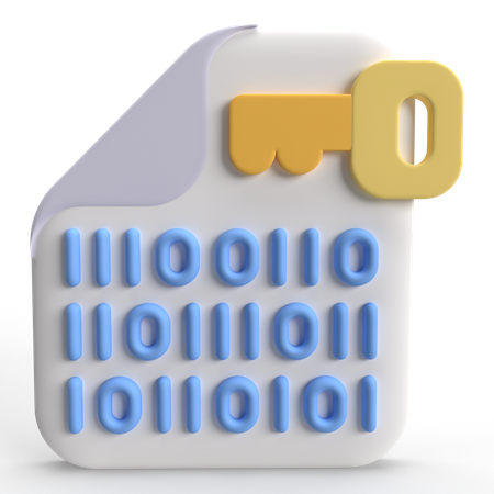 Encrypted  3D Icon