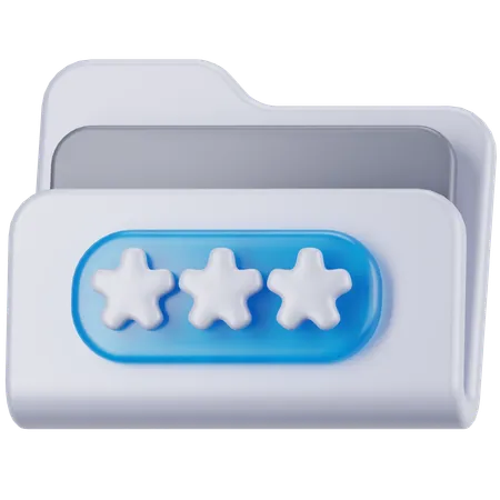 Encrypted Folder  3D Icon