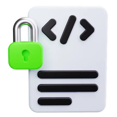 Encryption  3D Icon