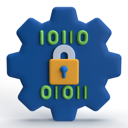 Encryption  3D Icon