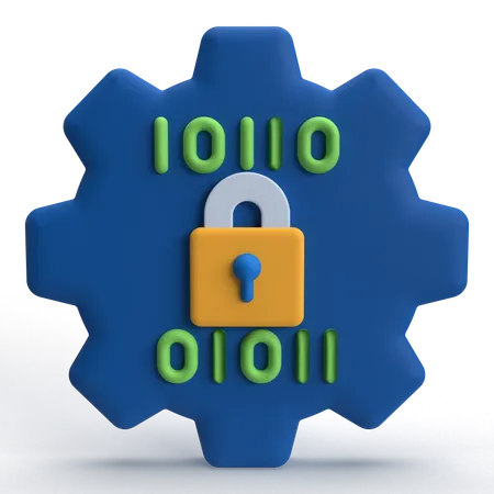 Encryption  3D Icon