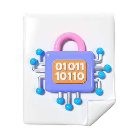 Encryption  3D Icon