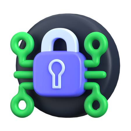 Encryption  3D Icon