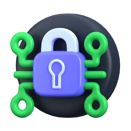 Encryption  3D Icon