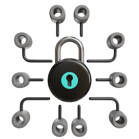 Encryption  3D Icon