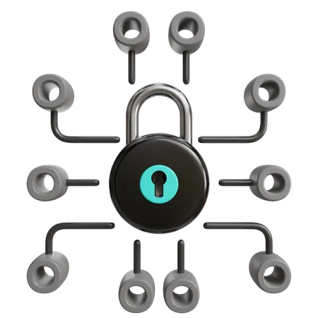 Encryption  3D Icon