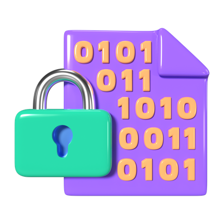 Encryption  3D Icon