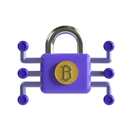 Encryption  3D Illustration