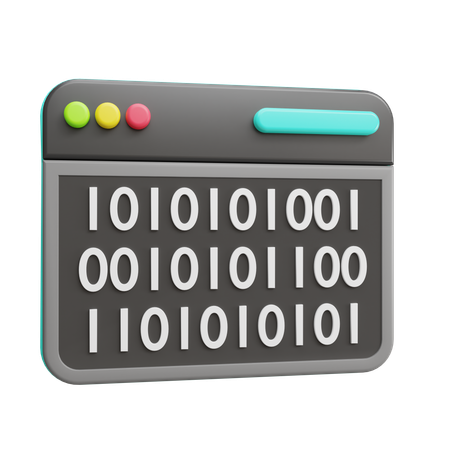 Encryption Data  3D Icon