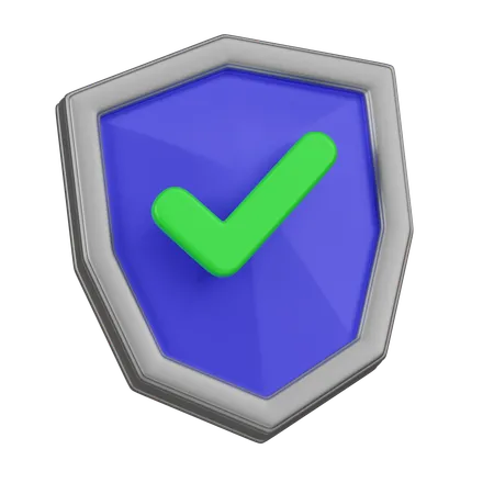 Encryption Shield  3D Icon