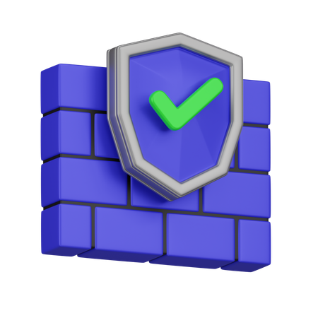 Encryption Shield  3D Icon