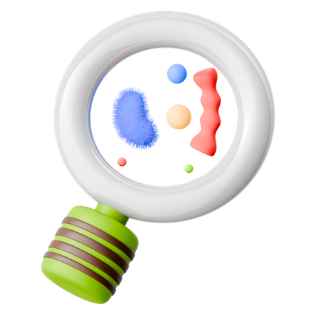 Encontrar bacterias  3D Icon