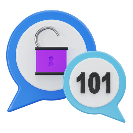 End Encryption  3D Icon