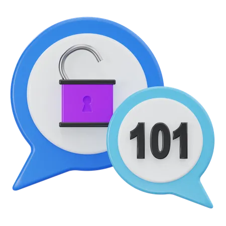 End Encryption  3D Icon