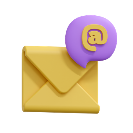 Endereço de email  3D Icon