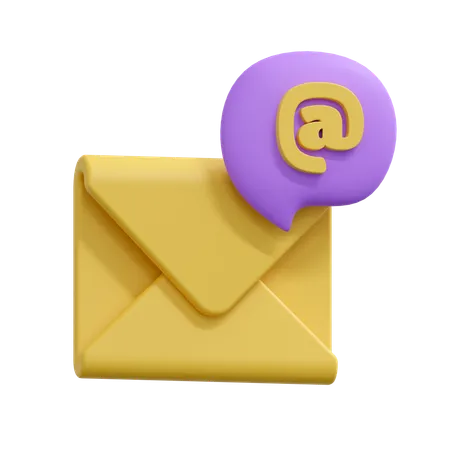 Endereço de email  3D Icon