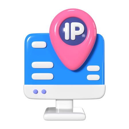 Endereço de IP  3D Icon