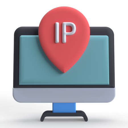 Endereço de IP  3D Icon