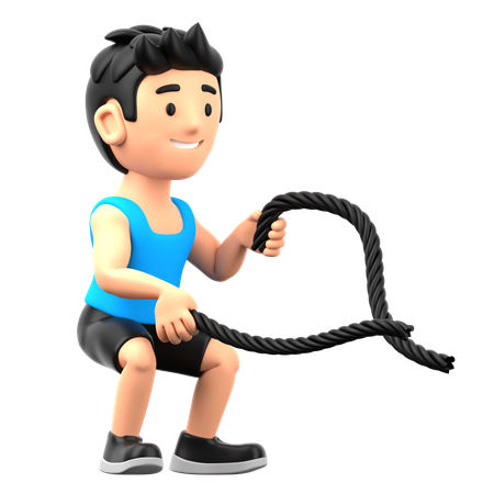 Endurance Training  3D Icon