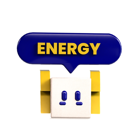 Energia  3D Icon