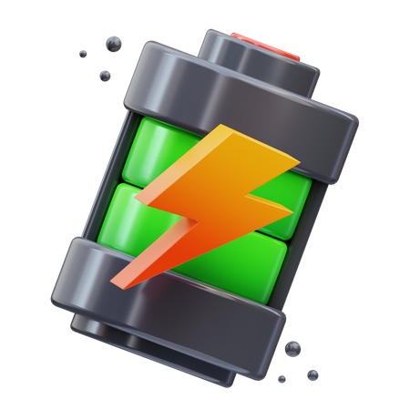 Energía de la batería  3D Icon