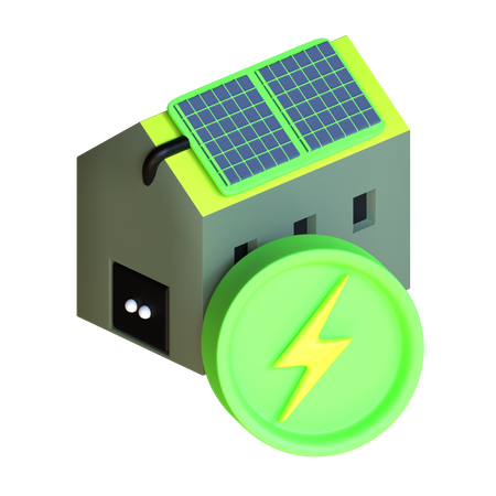 Energia eficiente  3D Icon