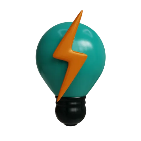 Energia elétrica  3D Icon