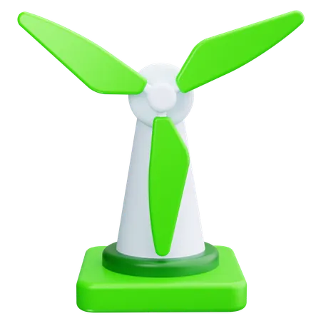 Energía eólica  3D Icon