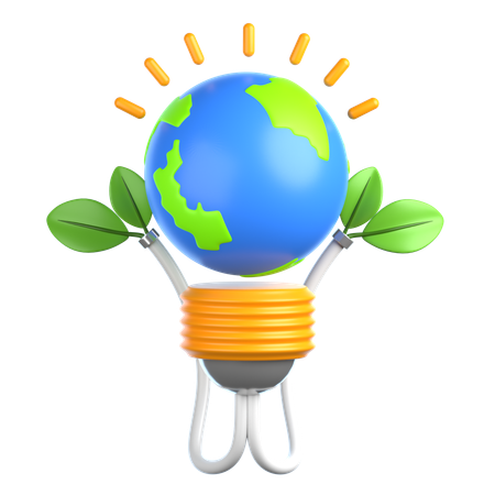 Energía global  3D Icon