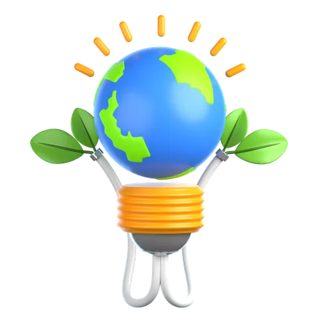 Energía global  3D Icon