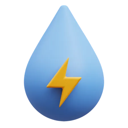 Energia hidrelétrica  3D Icon