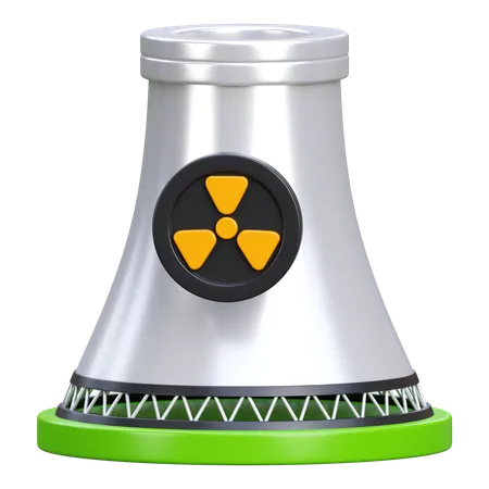 Energia nuclear  3D Icon