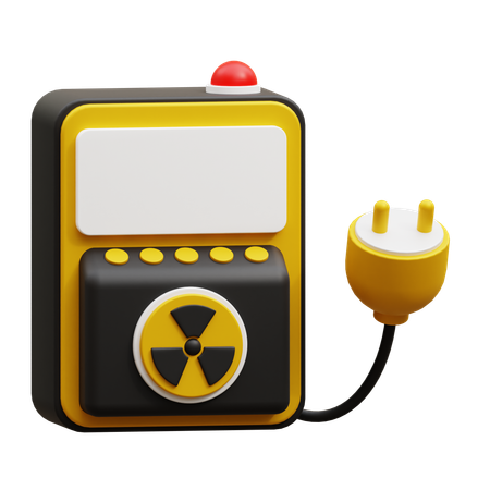 Energia nuclear  3D Icon