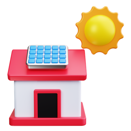 Energía renovable  3D Icon