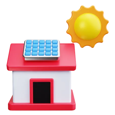 Energía renovable  3D Icon