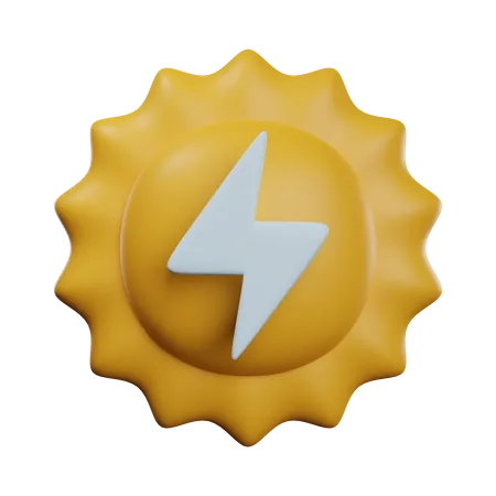 Dom energía  3D Icon