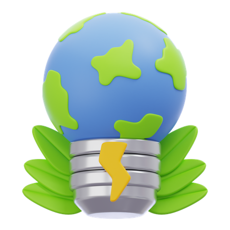 Energia da Terra  3D Icon