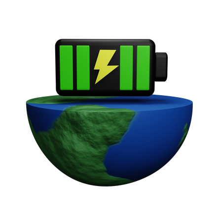 Energia da Terra  3D Icon