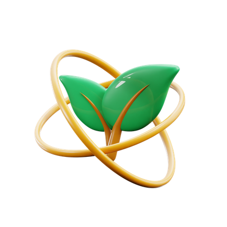 Energía verde  3D Icon