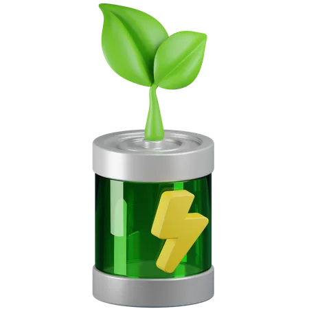 Energía verde  3D Icon