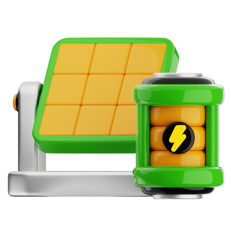 Energía verde  3D Icon