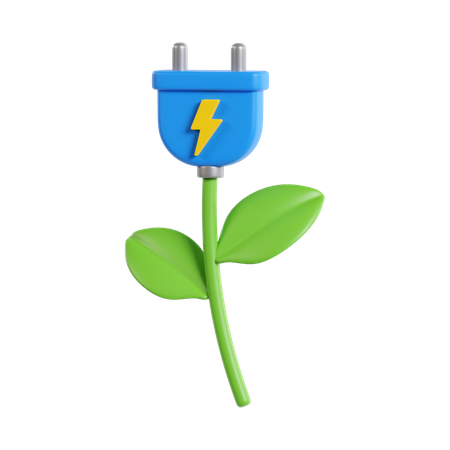Energia verde  3D Icon