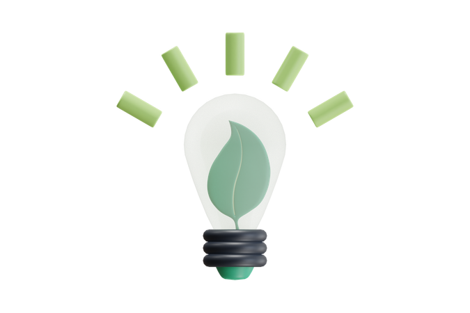 Énergie de la lampe  3D Icon