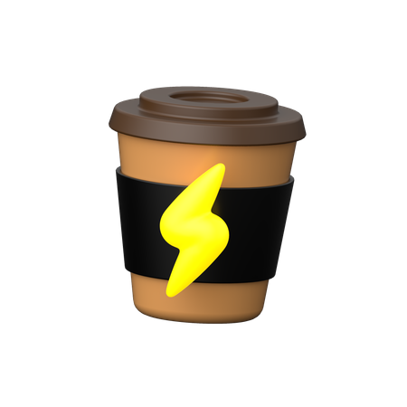 Énergie du café  3D Icon