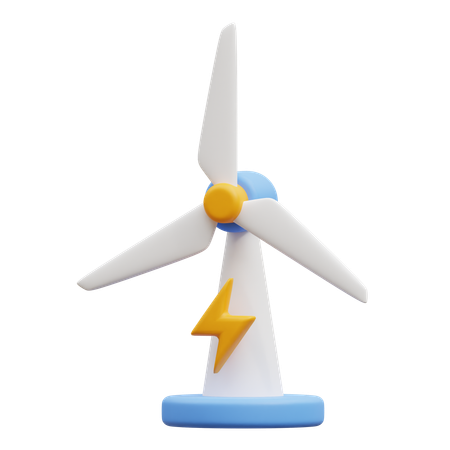 L'énergie éolienne  3D Icon