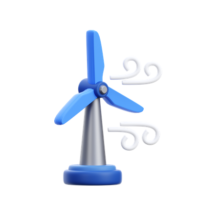 L'énergie éolienne  3D Icon