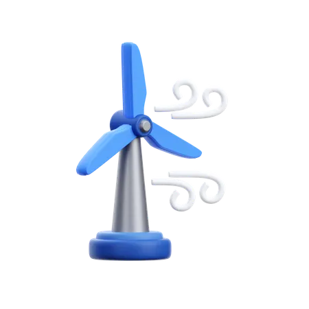 L'énergie éolienne  3D Icon