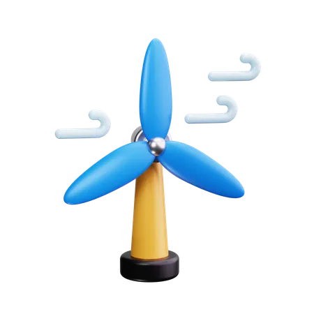 L'énergie éolienne  3D Icon